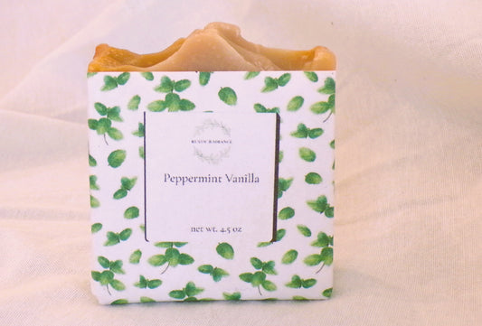 Peppermint Vanilla Bar Soap